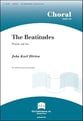 The Beatitudes SATB choral sheet music cover